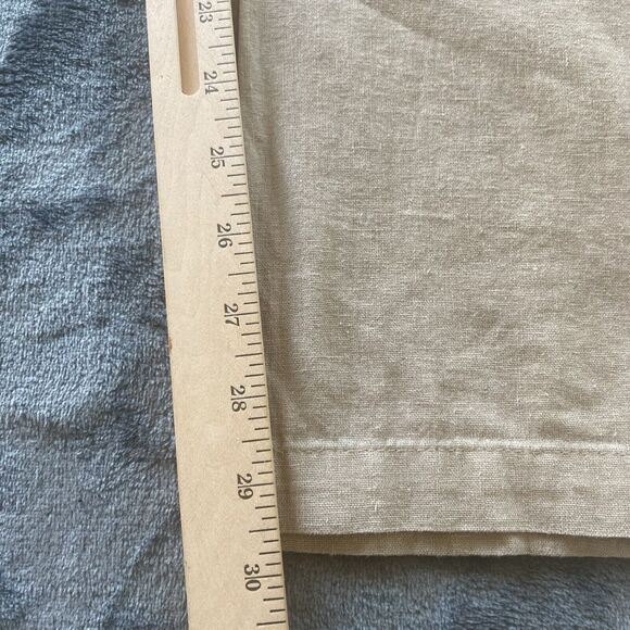 PER SE Pants Womens 6  Beige Linen Drawstring Pull On Lagenlook Beach - Picture 10 of 12